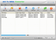 AVI To WMA Converter screenshot